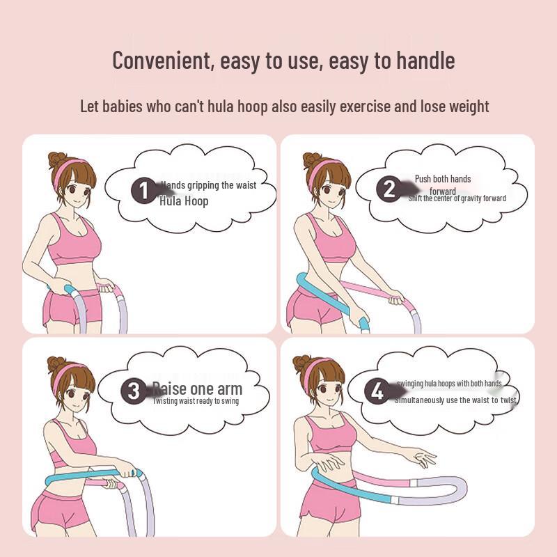 WEZHO Soft Weighted Hula Hoop