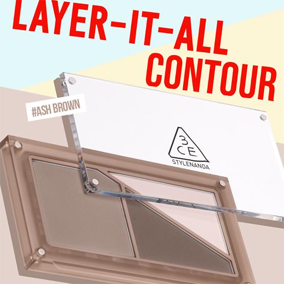 3ce Layer It All Paleta do Konturowania 9,5g