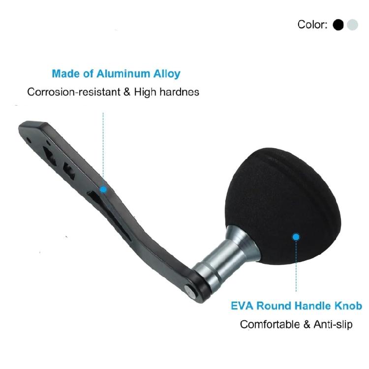 Aluminum Alloy Baitcasting Reel Power Handle Rotating Fishing Reel Handle Single Knob Fishing Reel Power Handle