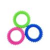 TPR Soft Rubber Spiked Dog Chew Toy - Circle Design for Teddy Dogs