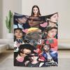 LngsOhyul Woojin Louis Blanket Warm Soft Novelty Plush Throw Blanket For Couch Chair Sofa Bed Flannel Bedspread Bed Cover