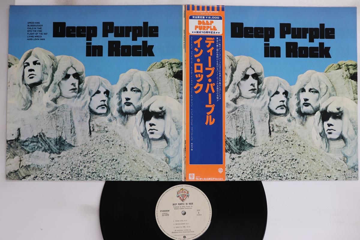 

Виниловая пластинка DEEP PURPLE - In Rock P6505W WARNER BROS 1981 Япония Оби Рок Б/У