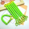 Contrasting Colors Stretch Spring Coil Keyring Spring Keychain Lanyard  Auto Car Accessories