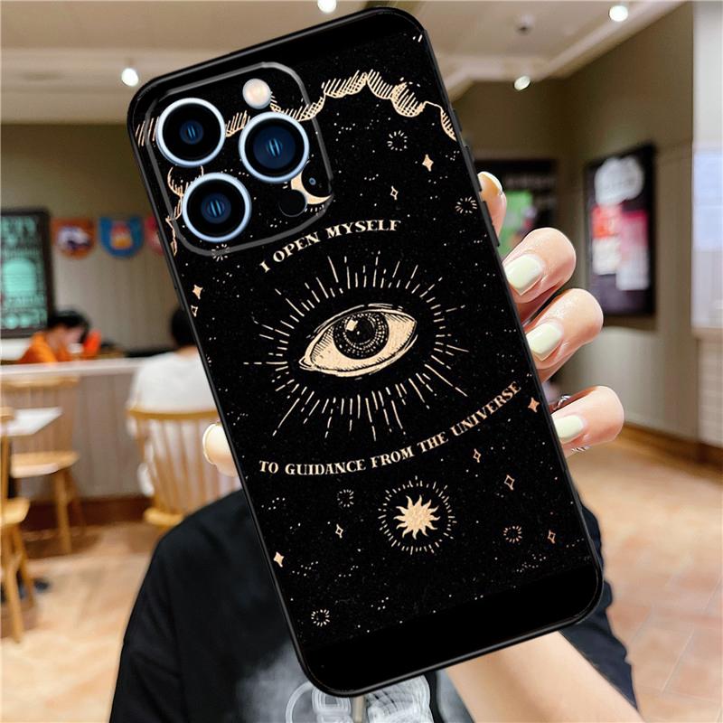 Evil Eye Hamsa Phone Case For iPhone 15 13 12 11 14 Pro Max Mini X XR XS Max SE 2020 2022 7 8 15 Plus Cover