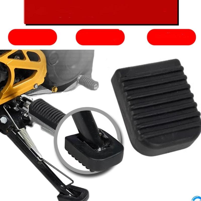 Starke Gummi-Motorrad-Seitenständer-Stabilisatoren Rutschfeste Designs Motorrad-Seitenständer-Pad Geeignet für sicheres Parken