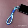 Dual-Color Outdoor Woven Keychain Lanyard and Phone Charm Wrist Strap