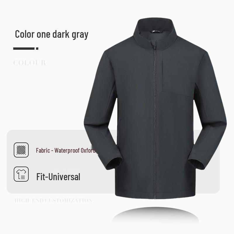 Customized Company Outdoor Jackets with Logo for Autumn/Winter Employee Workwear