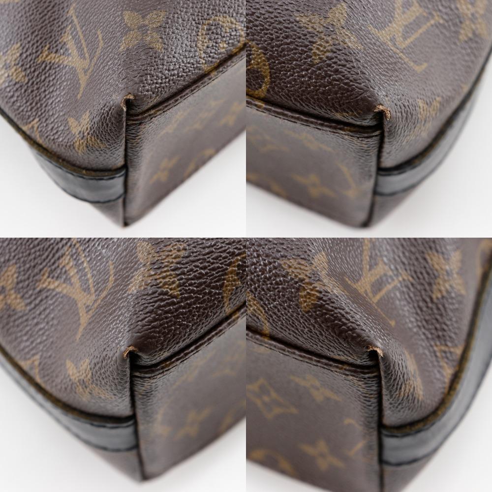 Louis Vuitton Kitan Tote Bag M40388 Monogram Macasa 2WAYShoulder Brown / Black Monogram Canvas Unisex Used