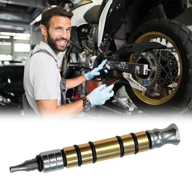 Detail Repair Tap Down Pen with Metal Body and Three Contact Heads for Vehicle Panel Finishing, Storage and Routine Workshop Use Carry