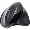 Sanwa Direct Ergonomic Mouse Wireless Rechargeable Quiet 5 Button Blue LED Tendonitis Prevention Black 400-MA127BK