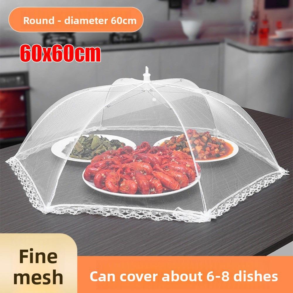 Durable Foldable Food Covers Breathable Anti Fly Mosquito Dining Table Mesh Cover Dustproof Fruit Picnic Protect Net