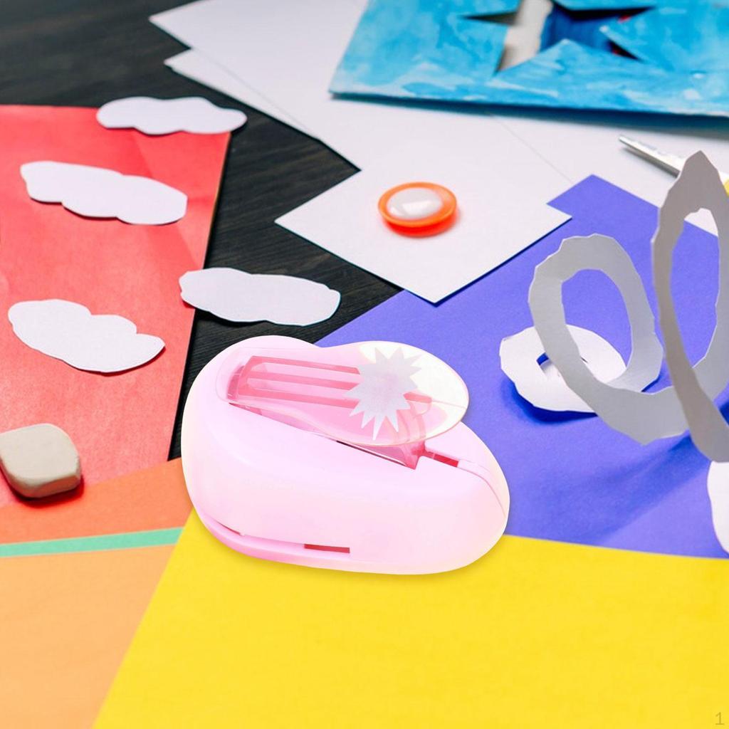 Punch Crafting for DIY Scrapbooking Handmade Card Making with Lever Action Ergonomic PP Material