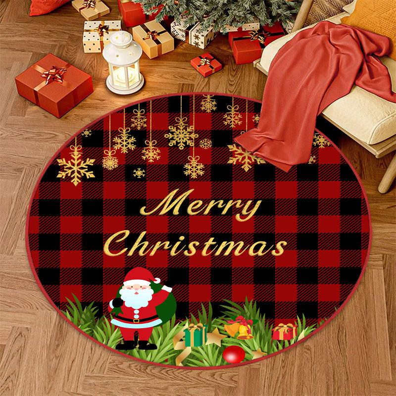 Cross-Border Christmas Tree Skirt and Living Room Carpet