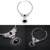 Retro Alloy Choker Necklace With Hollow Oval Pendant For Women Wear Summer