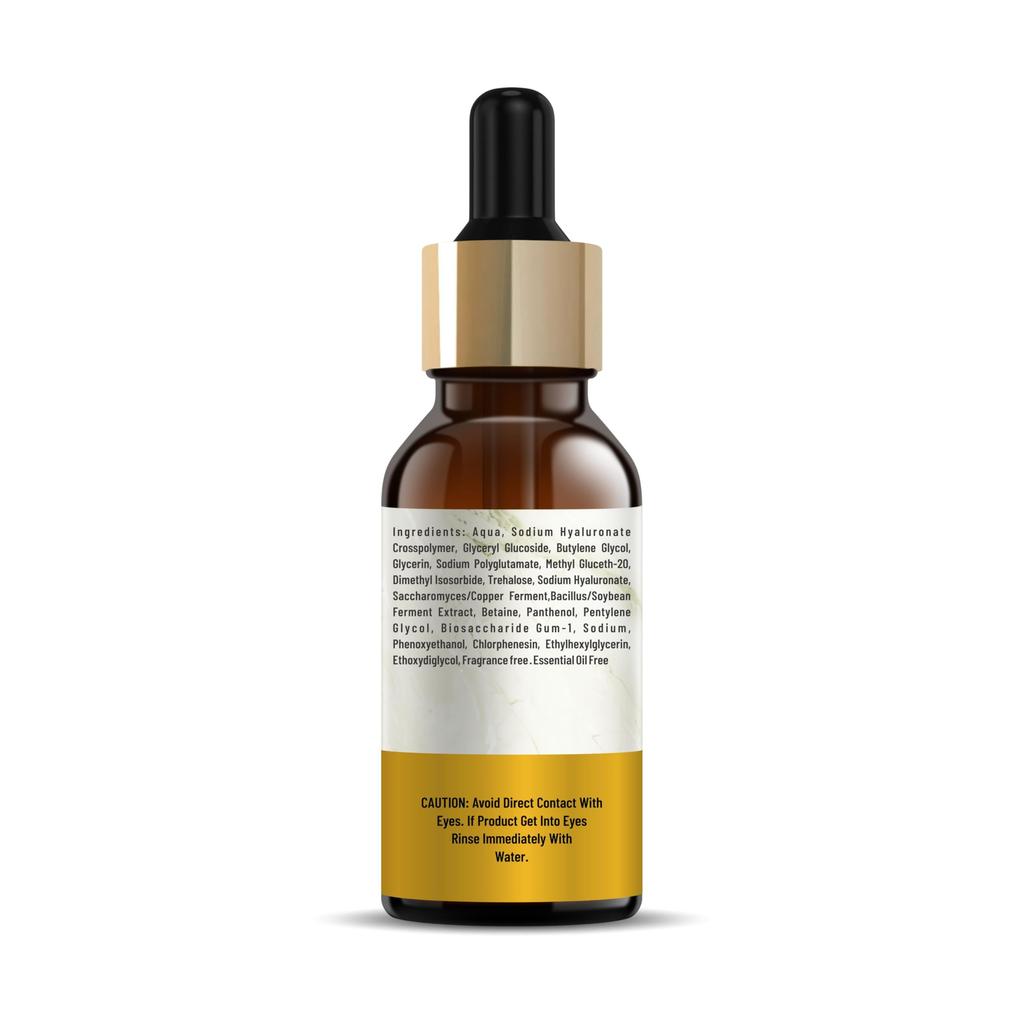 ZVIZORO 2% Hyaluronic Acid + PGA Serum for Intense Hydration, Glowing Skin & Fine Lines | Daily Hydrating Face Serum For Women & Men with Dry, Nor
