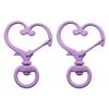 31X39mm Candy Colored Alloy Shell Shaped Spring Buckle Special-shaped DIY keychain Accessories Creative Accessories Hanging Ornaments
