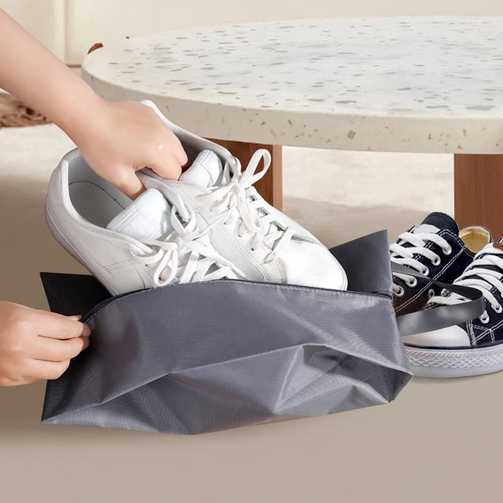 Shoe Storage Bag For Travel Shoe Underwear Socks Organizer Waterproof Portable Foldable Transparent Window