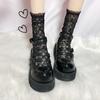 2 Pairs Lace Socks Women White Black Flower Pattern Hosiery Ultra-thin Soft Lace Mesh Socks for Girls Lolita Sexy