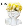 Multi-purpose Stationery Holder Abstract Face Vase, Artistic Female Pen Holder, Makeup Brush Office Supplies Organizer Modern Decorative Vase