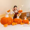 Big White Goose Plush Toy Stretch Cotton Sleeping Pillow Doll Bed Throw Pillow Creative New Pumpkin Goose Large Doll