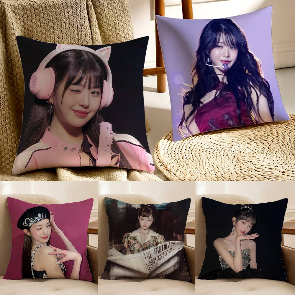 Cool Jang Won Young Pillow Case Anti-dustmite Pillowcase Invisible Zipper Silky Sofa Cushion Cover
