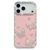 For iPhone 17 Pro Max Case Rhinestone Edge Pearl Butterfly Decor TPU+PC IMD Phone Cover