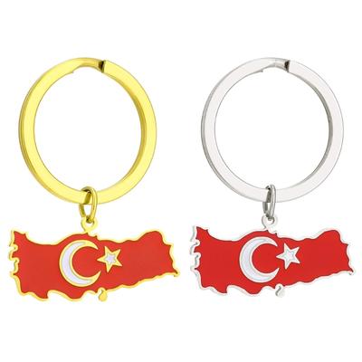 Turkse Vlag Tas Hanger Duurzame Rugzak Ornamenten Geschikt voor Sleutels Tas