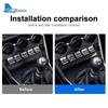 Real Hard Carbon Fiber Stickers For Subaru BRZ Toyota GR86 2025 2025 2025 2025 Air Conditioner Button Interior LHD RHD Cover