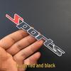 3D Sport Metal Car Logo Emblem - Modified Vehicle Decal for Tail, Door, and Side Panels