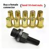 For Nuts M3 M4 M5 M6 M8 M10 M12 Simple Installation Hand Rivet Nut 11Pcs Manual Riveter Nut Tool Accessory