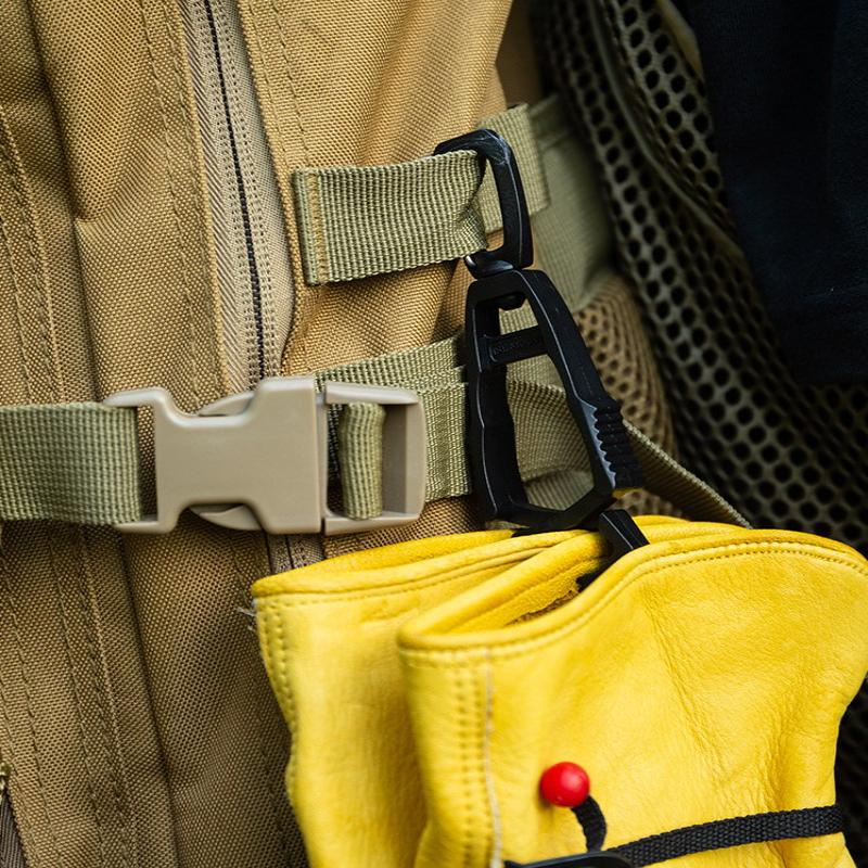 Heavy Duty Tactical MOLLE Attachment Clips 5Pcs Lightweight Durable Plastic for Hiking Backpack Webbing Organizer
