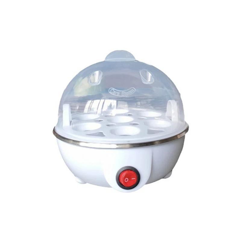 

Яйцеварка с автоматическим отключением питания Home 7 Eggs Multi-Functional Steamed Egg Custard Boiled Egg Machine Breakfast Artifact EU белый