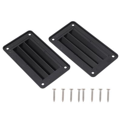 2pcs RV Air Vent Louver Professional Bathroom Office Ventilation Outlet Grille Louver for Boat Yacht Home