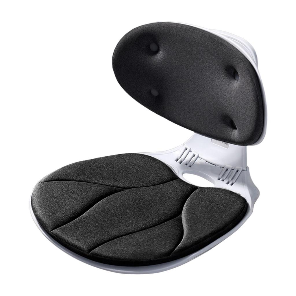 Ergonomic Back Support Chair Portable Lumbar Posture Corrector Black