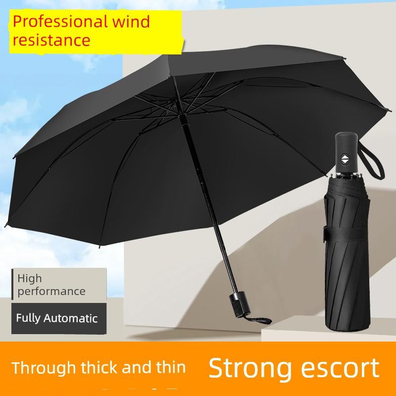 Low-Cost, High-Volume Automatic Folding Umbrella for Men and Women, Large and Reinforced, Dual-Use for Sun and Rain, Sun Protection and Uv Protection