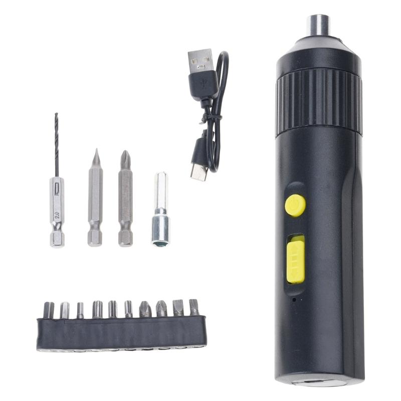 Ergonomic Cordless Screwdriver Kit Rechargeable Battery Electric Screwdriver For Extended DIY Usage