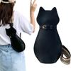 Ladies Crossbody Bag Cat Shaped Chest Bag Crossbody Purse PU Leather Crossbody Shoulder Purse Phone Wallet Purse