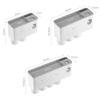 Toothbrush Holders Bathroom Decor with Toothpaste Dispenser, 2/3/4 Cups Toothbrush Holder Wall Mounted Bathroom Accessories