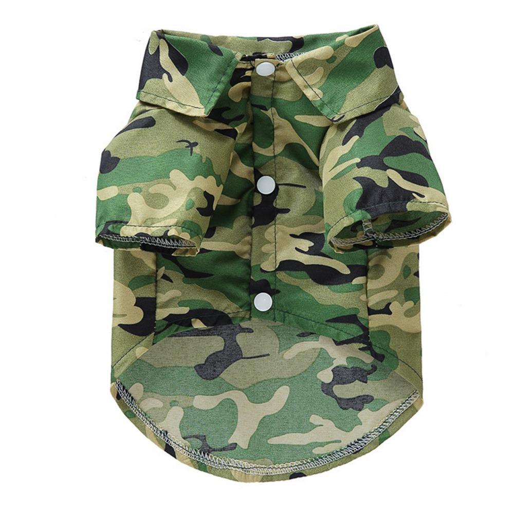 Dog Shirt Clothing Spring Summer Fruit Style Open Button Shirt Medium and Large Dog Pet Clothing