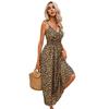 Women's Summer Casual Fashion Color Dresses V-Neck Sleeveless Dresses