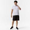 Mizuno New Model Polo Size L (2025) Button-Down Shirt, Moisture-Wicking, Quick-Drying, 32MAC180, White/Black,
