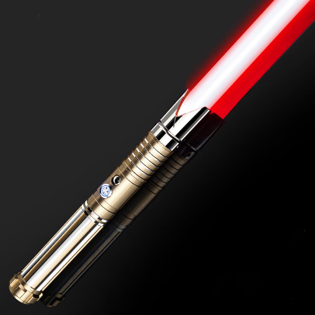 Cutie Cadou Premium Sabie Laser Star Wars din Metal - Reîncărcabilă, Jucărie Luminoasă pentru Copii