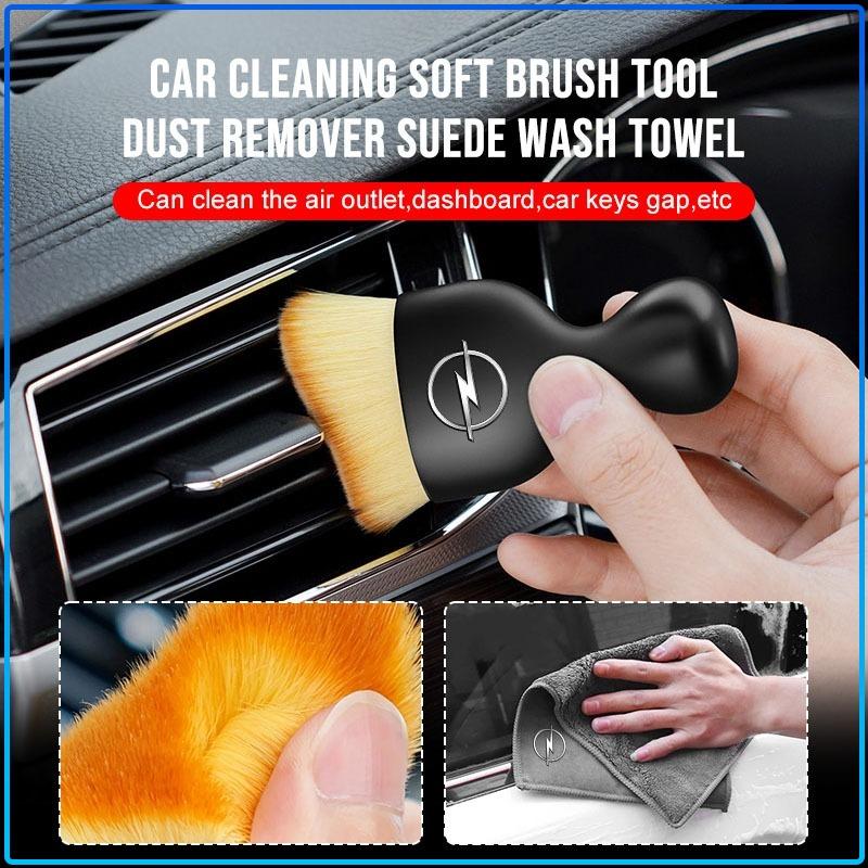 Car Cleaning Soft Brush Car Wash Towel Microfiber Cleaning Rag Cloth For Opel Astra H G J Insignia Mokka Zafira Corsa Vectra B C D