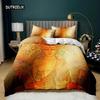 Buddha Duvet Cover Set Indian Art Bohemian Mandala Zen Themed Bedding Set Meditation Buddhist Lotus Floral Polyester Qulit Cover
