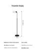 Luxury Corner Floor Lamp: Designer Style for Living Room, Bedroom, or Reading Nook
