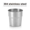 3Pcs 300ml Tea Coffee Milk Mug with Storage Bag Camping Beer Cup Stainless Steel Portable Water Cup for Outdoor Barbecue