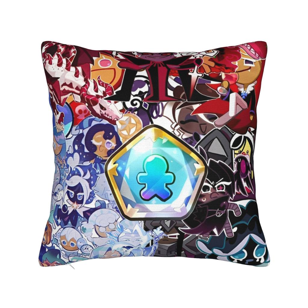 Decorative Pillowcase Cookie Run Kingdom Accessories Home  Throw Pillow Case Cover Square Multi-Size