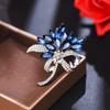 High-End Rhinestone Brooch Pin: Retro Jewelry Corsage for Men and Women