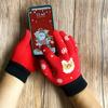 Men/Women Christmas Santa Gloves Thicken Touch Screen Winter Full Finger Mittens