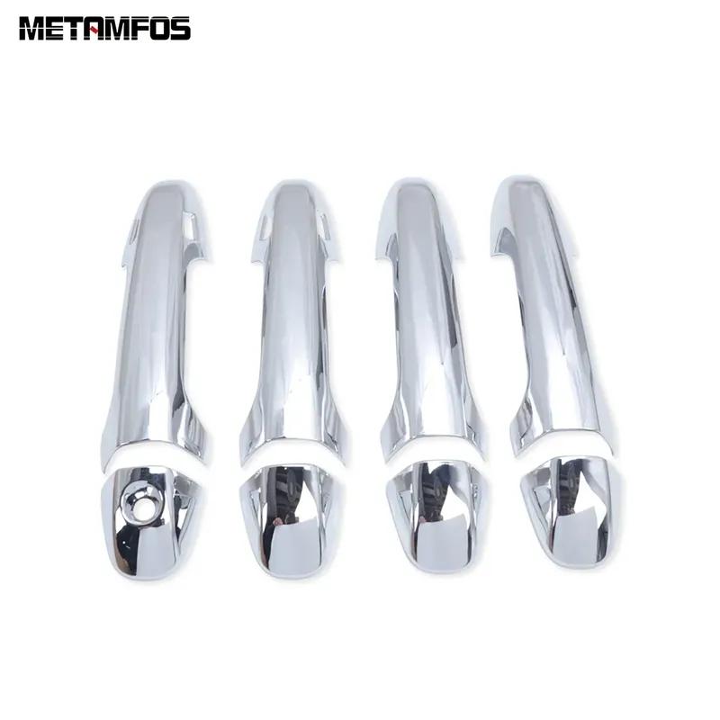 For Toyota Highlander 2014-2017 2018  Chrome Side Door Handle Cover Trim Protection Cap Exterior Accessories Car Styling